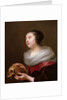 A young woman holding a skull, 1640s by Jan Olis