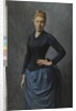 Portrait of a Young Woman in Blue, 1886 by Georges-Jean-Louis Cormeray