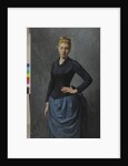 Portrait of a Young Woman in Blue, 1886 by Georges-Jean-Louis Cormeray