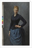 Portrait of a Young Woman in Blue, 1886 by Georges-Jean-Louis Cormeray
