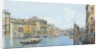 The Grand Canal with a View of Palace Papadopoli before the Rialto Bridge by Gino de Colle