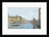 The Grand Canal with a View of Palace Papadopoli before the Rialto Bridge by Gino de Colle