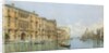 A View of the Grand Canal with Palazzo Cavalli-Franchetti and Santa Maria della Salute by Gino de Colle