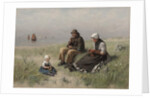 On the Sand in Scheveningen by David Adolph Constant Artz