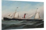 The S.S. Oevenum at sea , 1891 by Antonio Jacobsen