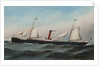 The S.S. Oevenum at sea , 1891 by Antonio Jacobsen
