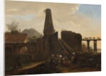 Travelers at Rest alongside Classical Ruins, 1663 by Hendrick Verschuring