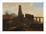 Travelers at Rest alongside Classical Ruins, 1663 by Hendrick Verschuring