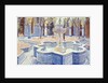 The Blue Fountain, 2000 by Lucy Willis