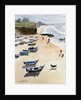 Boats on the Beach, 1986 by Lucy Willis