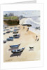 Boats on the Beach, 1986 by Lucy Willis