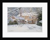 Farmhouse in the Snow, 2011 by Lucy Willis