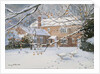 Farmhouse in the Snow, 2011 by Lucy Willis
