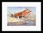 Dhow Yard, Sur, 1992 by Lucy Willis