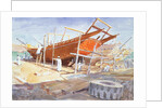 Dhow Yard, Sur, 1992 by Lucy Willis