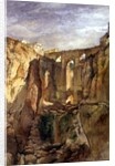 The Gorge, Ronda, Spain by Edward Angelo Goodall
