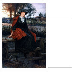 The Red Cape, 1883 by Edward Killingworth Johnson