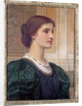 Portrait of Kate Dickens, wife of the artist by Charles Edward Perugini