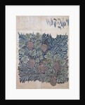 Leaf and Grape design for 'Vine' wallpaper by William Morris