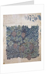 Leaf and Grape design for 'Vine' wallpaper by William Morris