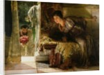 Welcome Footsteps, 1883 by Lawrence Alma-Tadema
