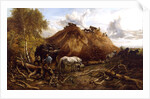 Clearing the Wood for the Iron Way, 1880 by Thomas Sidney Cooper