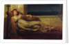 Classical Lady Reclining on a Chaise Longue by Frank Hobden