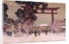View of a Shinto Shrine, c.1889 by Alfred East