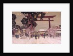 View of a Shinto Shrine, c.1889 by Alfred East