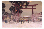View of a Shinto Shrine, c.1889 by Alfred East