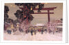View of a Shinto Shrine, c.1889 by Alfred East