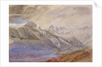 Mont Dauphiny, near Chartreuse by John Ruskin
