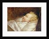 Young Frederick Asleep at Last c.1855 by George Elgar Hicks
