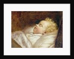 Young Frederick Asleep at Last c.1855 by George Elgar Hicks