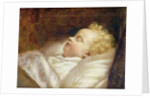 Young Frederick Asleep at Last c.1855 by George Elgar Hicks
