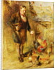 Self Portrait, aged 38, with Chickens, 1858 by William Huggins
