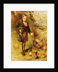 Self Portrait, aged 38, with Chickens, 1858 by William Huggins