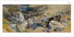 A Rocky Stream in Scotland by Thomas Miles II Richardson