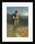 Harvest Moon, 'globed in mellow splendour', 1879 by Helen Allingham