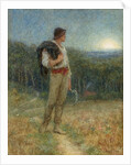 Harvest Moon, 'globed in mellow splendour', 1879 by Helen Allingham