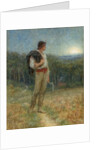 Harvest Moon, 'globed in mellow splendour', 1879 by Helen Allingham