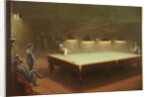 Billiard Match at Thurston, 1930 by English School