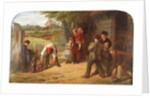 The Village Game, 1860 by William Henry Knight