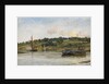 Barges on the Medway, 1977 by William Lionel Wyllie