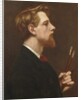 Self Portrait with Two Square Brushes, c.1880 by Thomas Cooper Gotch
