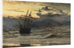 The Sea-Beach after a Storm - Time, Dawn by William Lionel Wyllie