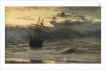The Sea-Beach after a Storm - Time, Dawn by William Lionel Wyllie
