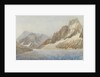 The Mer de Glace, Chamonix, 1881 by Sarah Inger Louise Severn