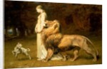Una and the Lion by Briton Riviere