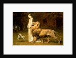 Una and the Lion by Briton Riviere
